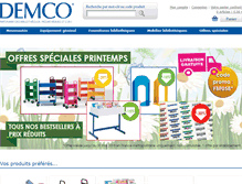 Tablet Screenshot of demco.fr